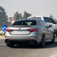 SPOILER Posteriore per ALFA ROMEO GIULIA Poliuretano QUALITA' A+++ NERO LUCIDO