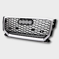 per AUDI Q2 2016-2020 Griglia Radiatore Ottica RSQ2 Nero Argento