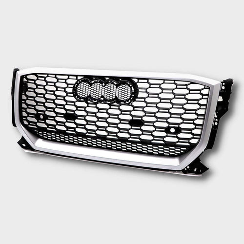 per AUDI Q2 2016-2020 Griglia Radiatore Ottica RSQ2 Nero Argento