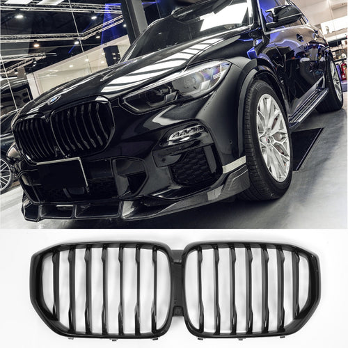 per BMW X5 G05 GRIGLIA DEL RADIATORE NERO LUCIDO 2018-2023