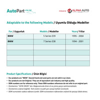 Copriinterruttori Alzacristalli elettrici BMW Serie 5 E39 (4 pezzi)