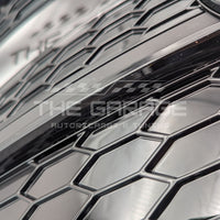 Griglie FENDINEBBIA Look RS per AUDI Q5 SUV, 8R Restyle 2012-2016 - TOTAL BLACK