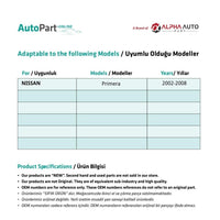 Kit Alza Cristalli Anteriore Sinistro Nissan Primera