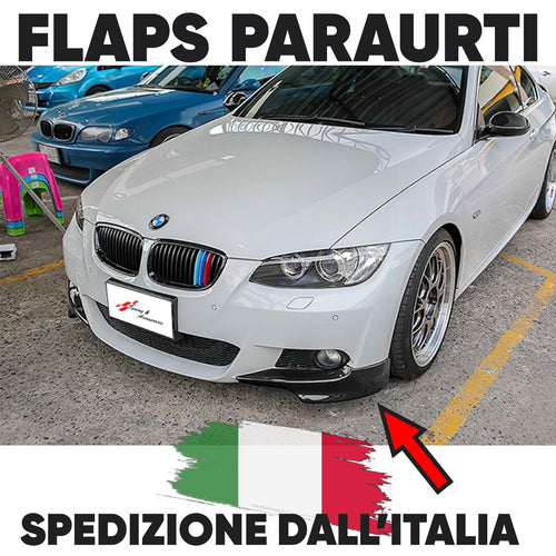 Flaps Paraurti BMW Serie 3 320 E92 E93 Coupè Anteriore Spoiler *M LOOK*