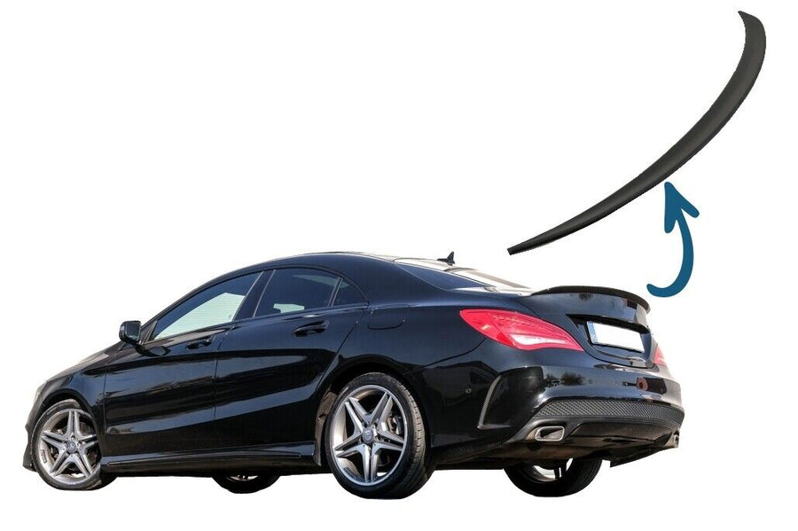 Spoiler del coperchio del bagagliaio per Mercedes CLA C117 W117 (2013-2018) Nero