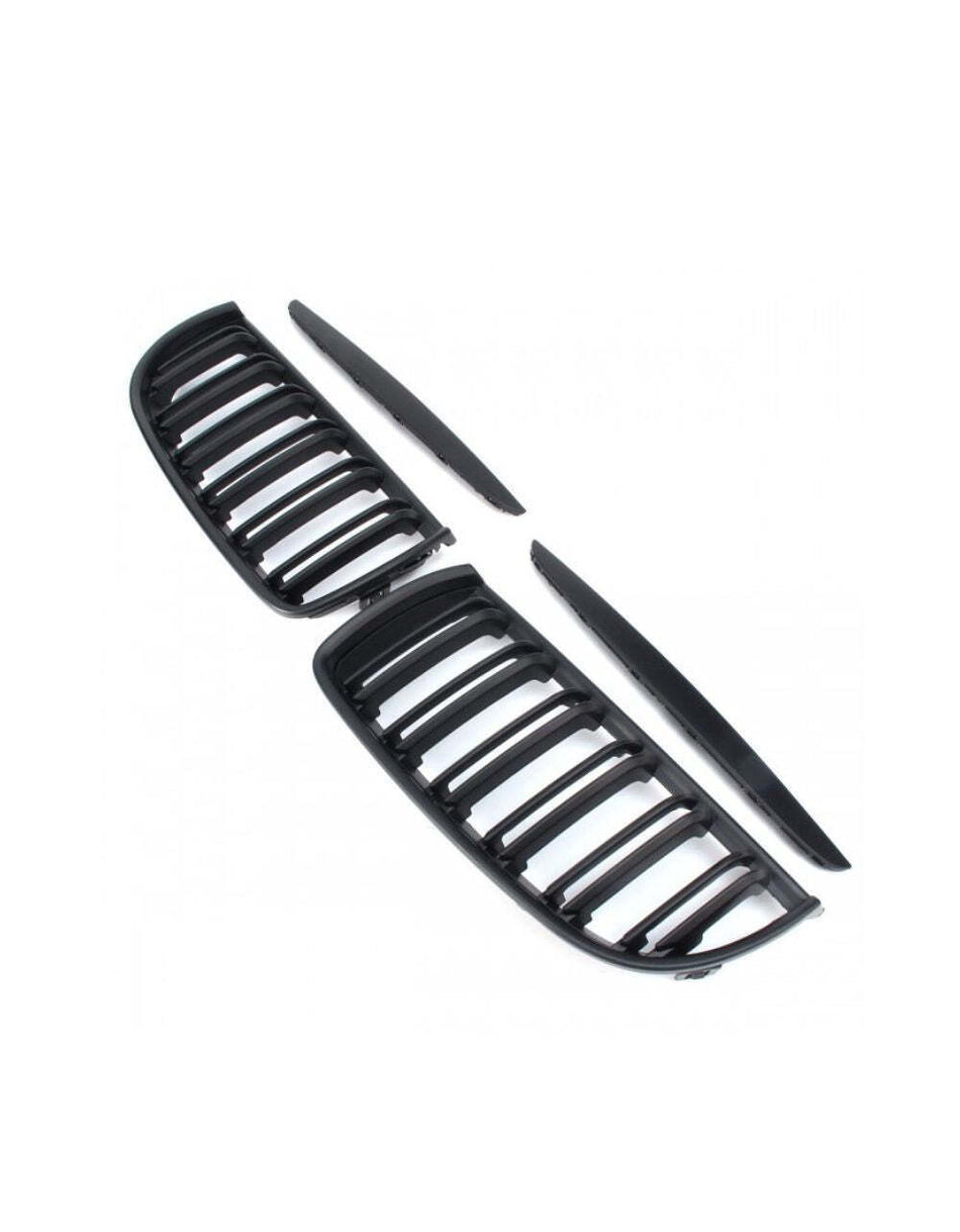 per BMW Serie 3 E90 E91 2005-2008 Griglia Radiatore M Look Nero Opaco