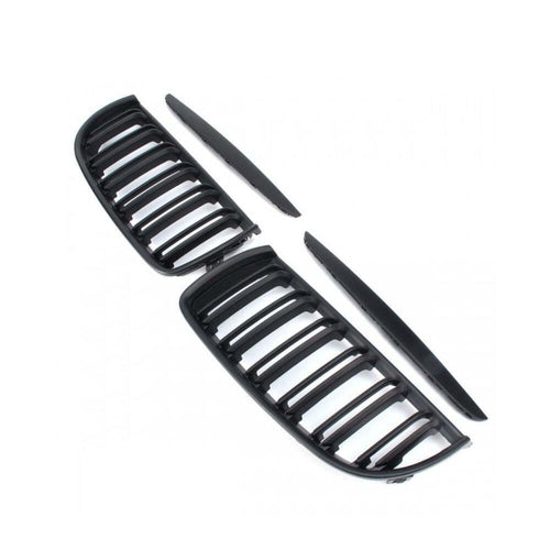 per BMW Serie 3 E90 E91 2005-2008 Griglia Radiatore M Look Nero Opaco