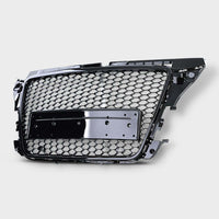 per AUDI A3 8P 8PA 2008-2012 Griglia RS3 Look Nero Lucido con PDC