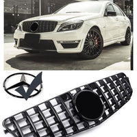 Griglia sportiva per Mercedes W204 nera PANAMERICANA AMG GT GT-R OPTIK