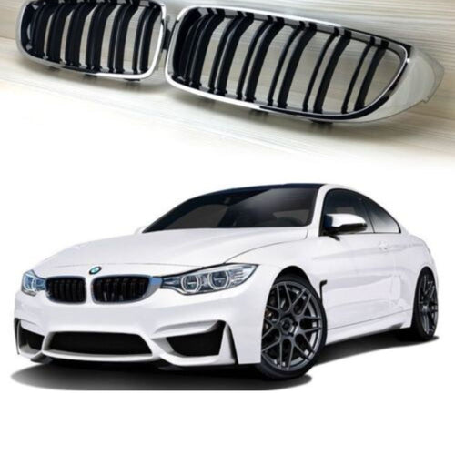 per Serie 4 F32 F33 F36 13-21 Griglia Radiatore Nero Cromato