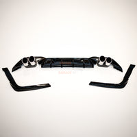 DIFFUSORE +2 TERMINALI INCLUSI *Look M3* per BMW Serie 3 G20/G80 M Performance