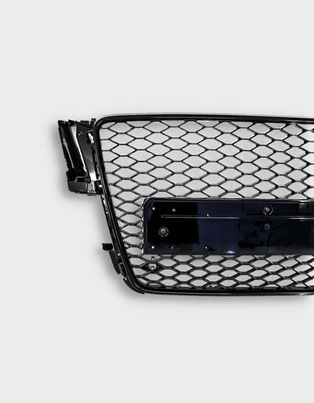 Griglia Calandra a Nido D'ape RS5 Look Nero Total Black per Audi A5 8T – vista 7