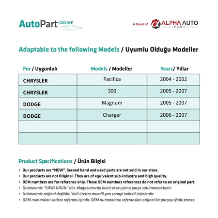 Cilindro Chiave Albero Sterzo Chrysler Dodge – vista 2