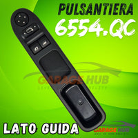 Pulsantiera ALZVETRI Lato Guida SX per Peugeot 207 WA WC Citroen C3 Picasso