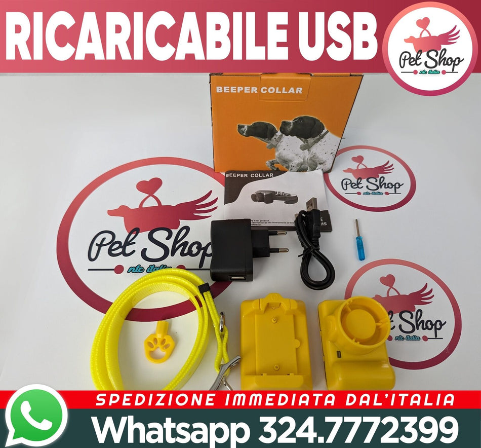 😍BEST SELLER 2024✨Collare Beeper da Caccia Addestramento Cani + DOCK DI CARICA