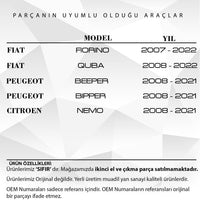 Cavo alzacristallo per Fiat Fiorino Peugeot Bipper Citroen Nemo