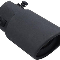 Tubo Di Scarico Silenziatore INOX Auto Universale (Sabbia nera diritta)