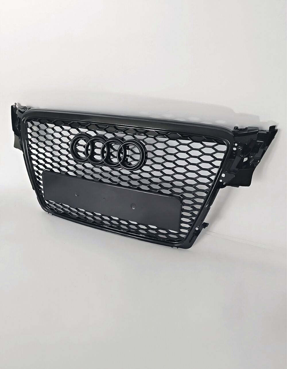 per AUDI A4 B8 8K 2007-2011 Griglia Anteriore RS4 Nero Lucido – vista 4