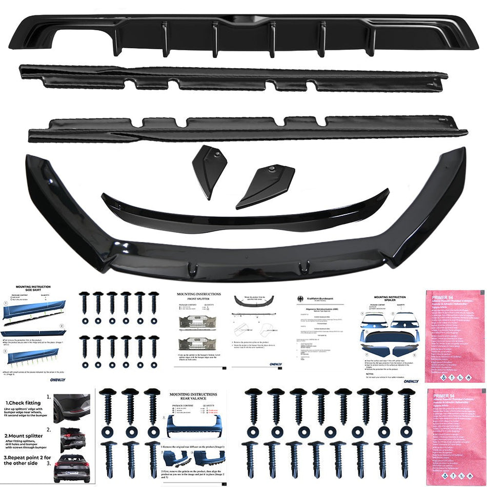 Bodykit Carrozzeria Pacchetto Sportivo per SEAT Leon FR MK3 Facelift 2017-2019