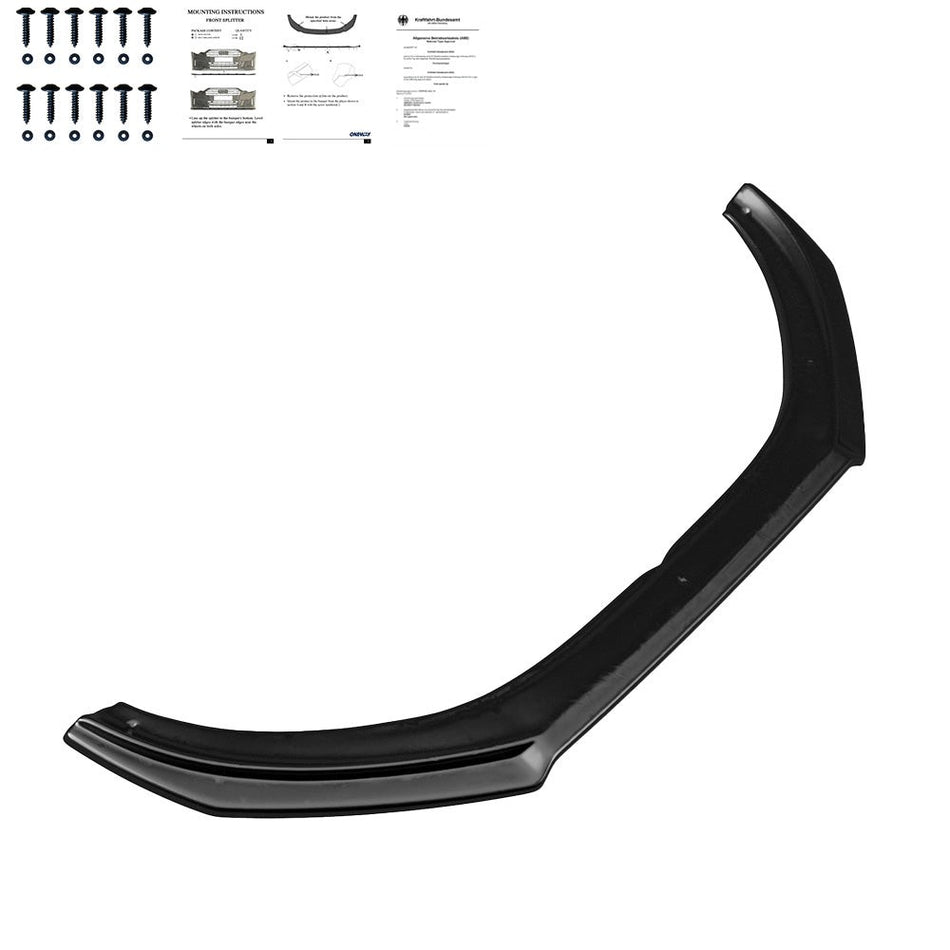 Splitter anteriore per VOLVO V40 R-Design 2012-2019 con omologazione ABE TÜV
