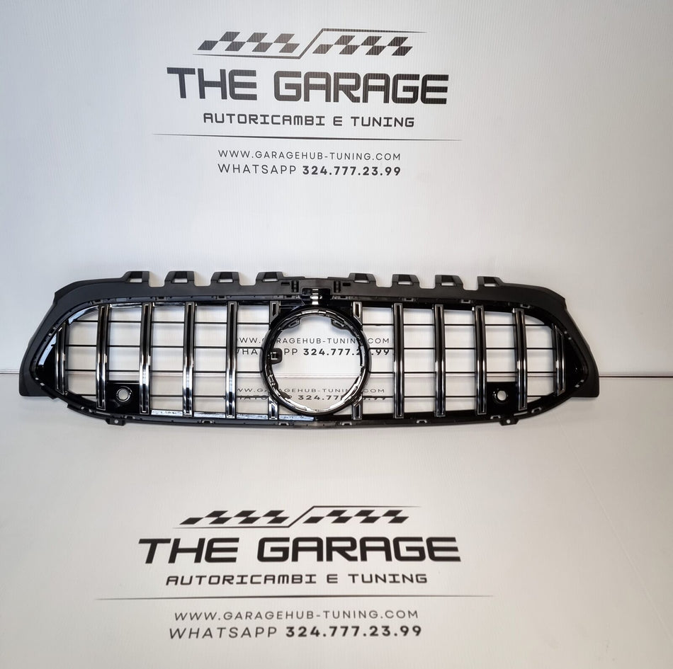GRIGLIA A45 PANAMERICANA per MERCEDES CLASSE A W177 2018-2023 SILVER - CROMATA