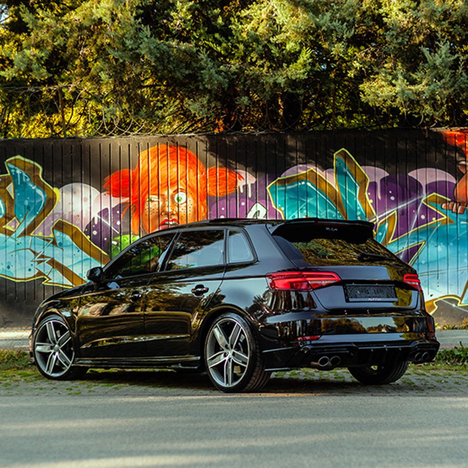 Diffusore posteriore per AUDI S3 Sportback 8V Facelift 2016-2020