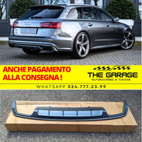 Diffusore Posteriore LOOK RS per -> AUDI A6 4G C7 (2015-2018) -> SOLO per SLINE