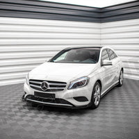 Mercedes Classe A W176 / W177 SPOILER FRONTALE LAMA SOTTO PARAURTI ABS LUCIDO