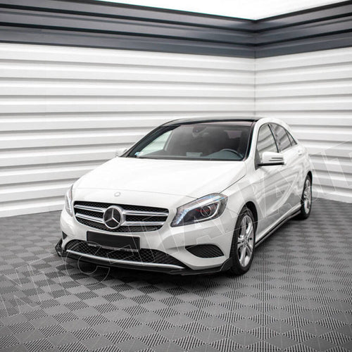 Mercedes Classe A W176 / W177 SPOILER FRONTALE LAMA SOTTO PARAURTI ABS LUCIDO