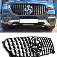 Griglia Panamerica SILVER GTR AMG Look per Mercedes GLE W167 2019-2023