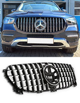 Griglia Panamerica SILVER GTR AMG Look per Mercedes GLE W167 2019-2023