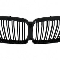 Griglie renali centrali per BMW X5 G05 (2018-up) Double Stripe M Design Piano Bl