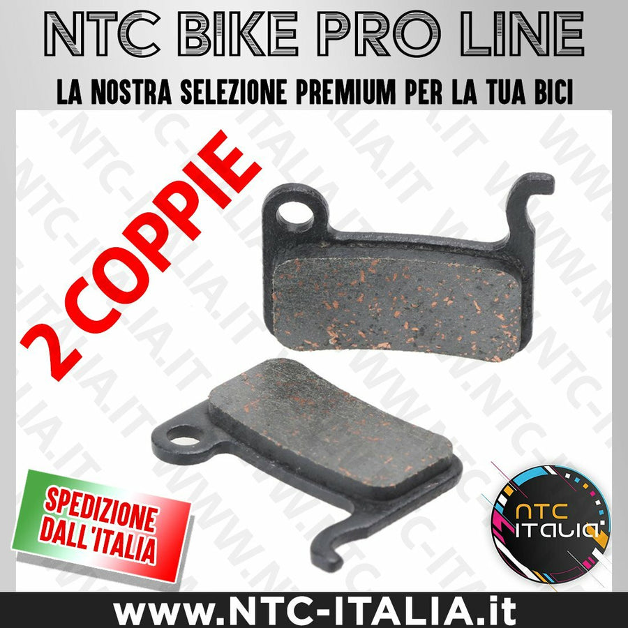 2COPPIE (4pz) PASTIGLIE Resina per Freno SHIMANO XTR XT 2011 BR M975/966/965/800