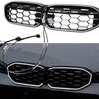 GRIGLIA LED a Nido d'ape per BMW SERIE 3 G20 G28 - >2023-2025 Bianco Ghiaccio