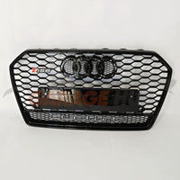 Griglia a nido d'ape TOTAL BLACK RS6 Quattro Design per Audi A6 4G C7 2014-2018