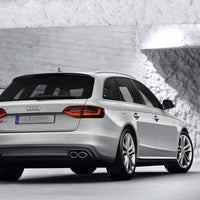 DIFFUSORE Silver LOOK S4 per AUDI A4 B8 2012-2015 con paraurti S-LINE Output 2+2