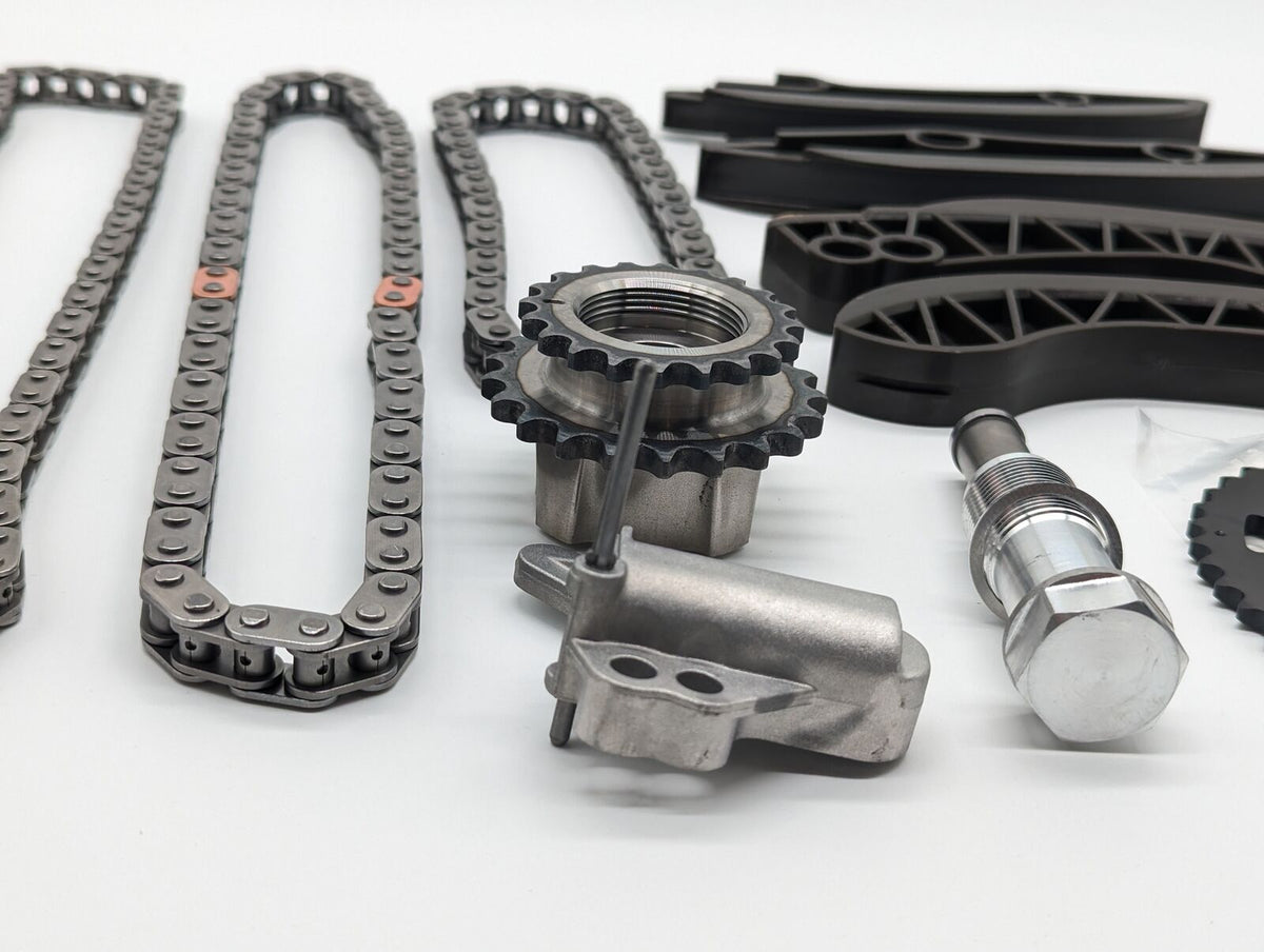 KIT CATENA DISTRIBUZIONE 11 PEZZI MOTORI N47 BMW SERIE 1 3 4 5 X1 E90 E81 E84... – vista 2