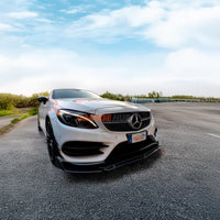LAMA ANTERIORE *AMG LOOK CARBONIO* TUNING per Mercedes Classe A W176 W177 C CLA