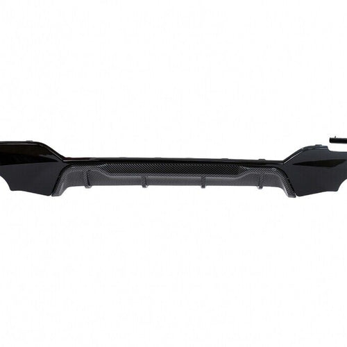 Diffusore Paraurti Posteriore Doppia Uscita per Scarico Singolo per BMW Serie 3