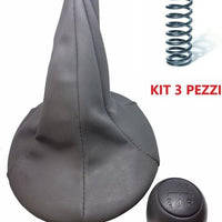 ✨KIT CUFFIA POMELLO MOLLA -> Leva Cambio per FIAT PANDA II 169 2003-2011 5 Marce