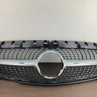 per MERCEDES CLA C117 W117 2016-2019 GRIGLIA SILVER - NERA DIAMANTATA ANTERIORE