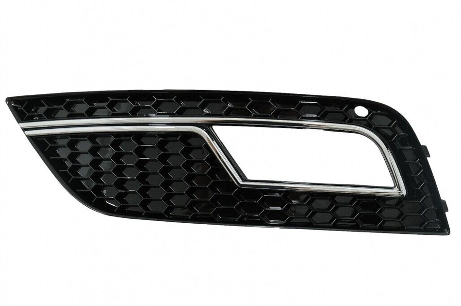 Copri fendinebbia per Audi A4 B8 restyling (2012-2015) RS4 Design nero cromato