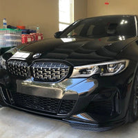 GRIGLIA M3 DIAMOND GLOSS per BMW Serie 3 G20 G21 Radiatore, Calandra Nero Silver
