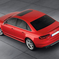 DIFFUSORE Silver LOOK S4 per AUDI A4 B8 2012-2015 con paraurti S-LINE Output 2+2