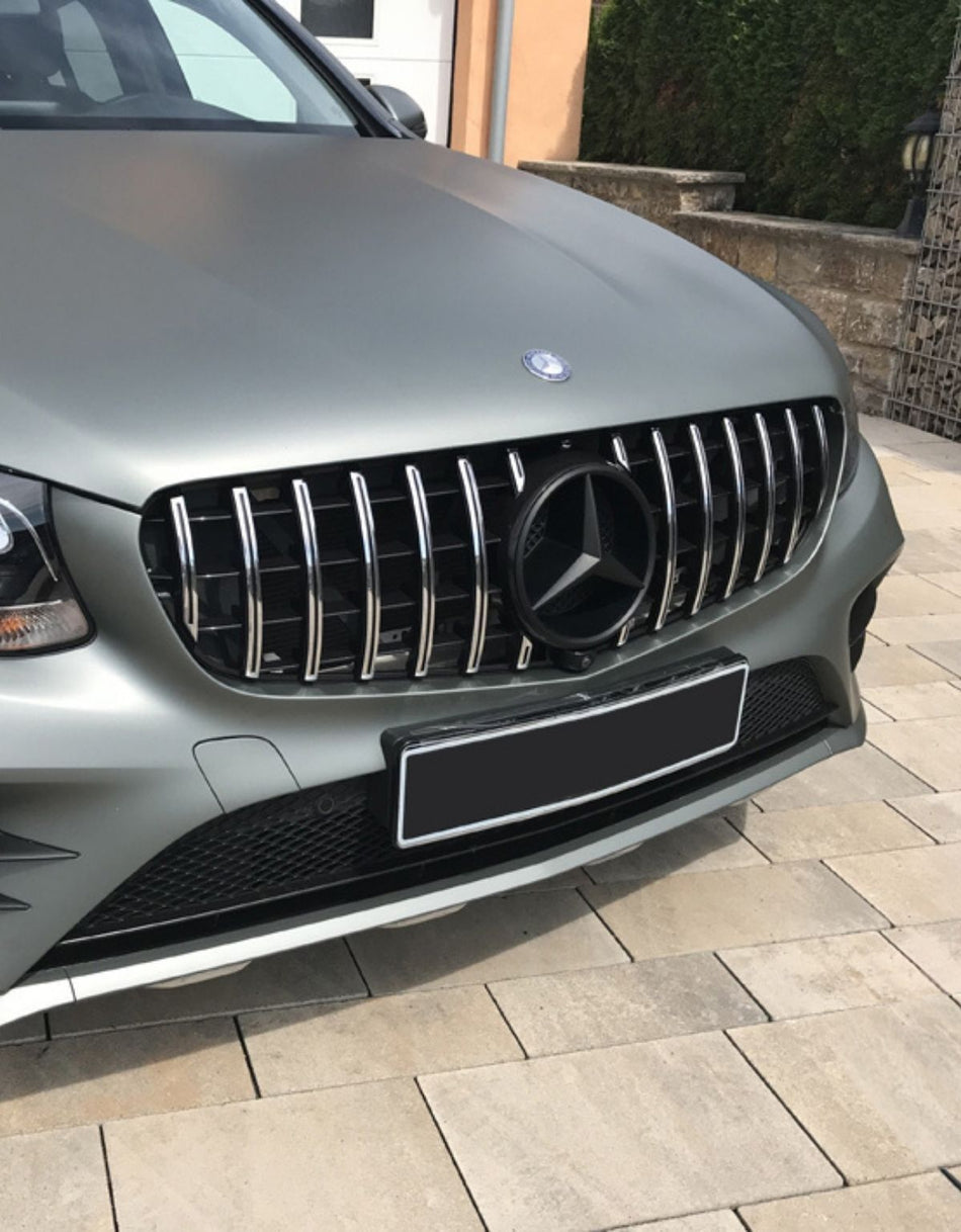 per Mercedes GLC X253 C253 15-19 Griglia Panamericana 63 AMG Look