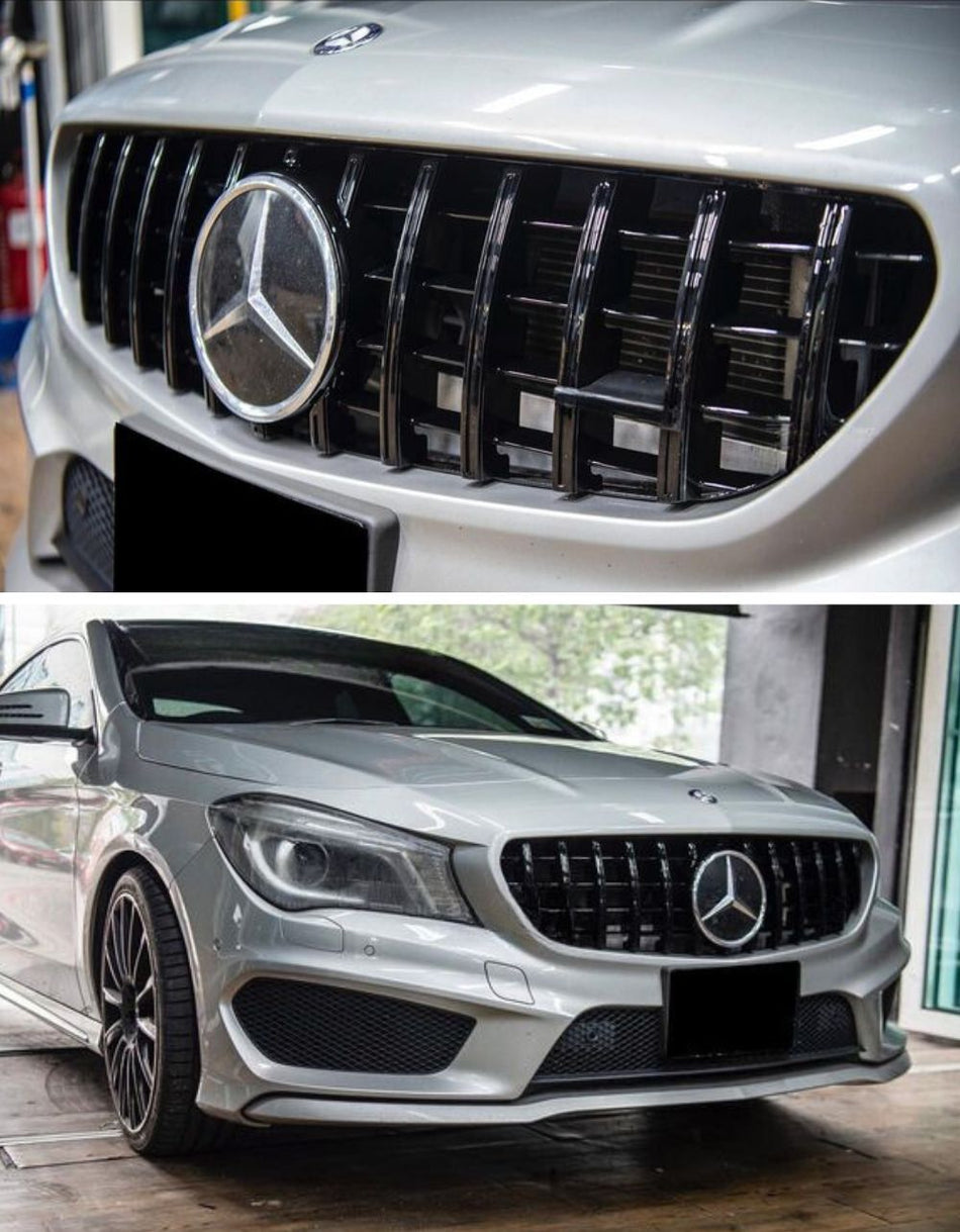 per Mercedes C117 CLA 45 Look AMG 2013-2018 Griglia Radiatore