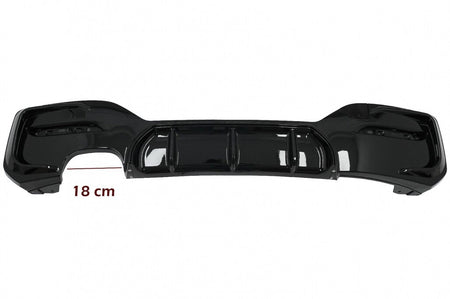 Diffusore spoiler paraurti posteriore doppia uscita sinistra per BMW Serie 1 – vista 4