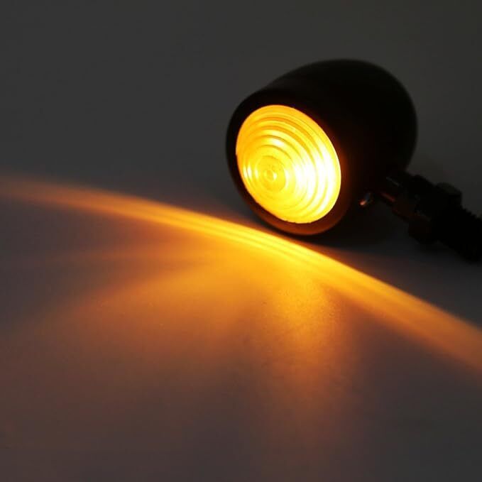 Coppia Luci Tonde BLACK Frecce UNIVERSALI Honda Suzuki Honda Yamaha Kawasaki – vista 2