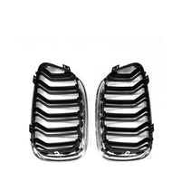 per BMW Serie 3 E90 E91 08-12 Griglia Radiatore M Look Nero Cromato