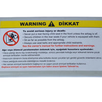 Copertura Specchietto Parasole Grigio Mercedes Classe C W203 2001-2007